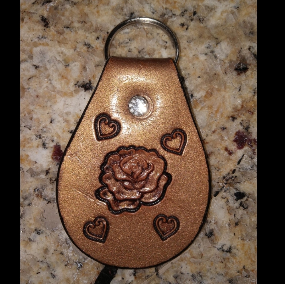 Handcrafted Leather Keychain